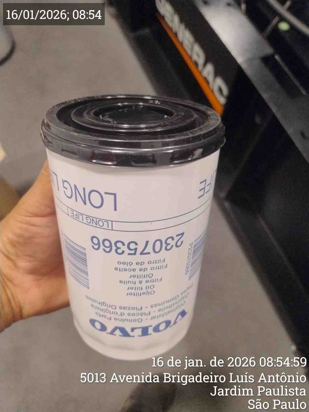 1723075366 - FILTRO DE OLEO VOLVO - 23075366